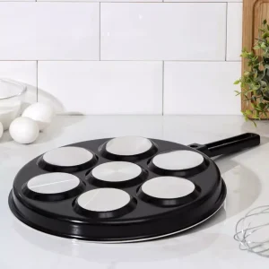 Black Non-Stick Uttapam Frying Pan | مقلاة أوتابام سوداء غير لاصقة